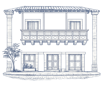 Ilustração do local — Sobrado Mourisco